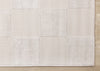 Leonardo White Grey Checkered Area Rug - 5'3" x 7'7"|Carpette Leonardo blanche et grise à motif de carreaux - 5 pi 3 po x 7 pi 7 po