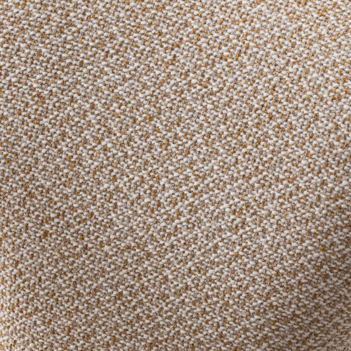 Palmer Mid-Century Modern Upholstered Tweed Armchair in Gold Dust Dining Chair
