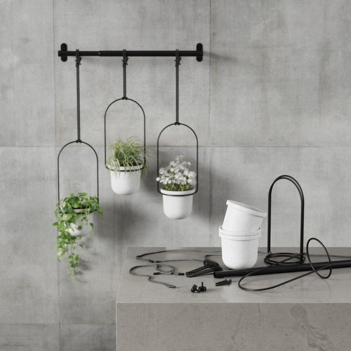 Umbra Triflora Hanging Planter - White