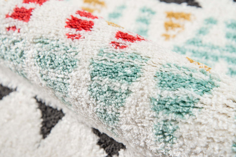 Kaia Contemporary 9'10\" x Area Rug in Multi Indoor Area Rug