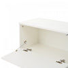 Zara 65 Inch Wall-Mounted TV Unit Set with Display Shelves, White | Zara Ensemble Meuble TV Mural 65 po avec Etageres d'Exposition, Blanc