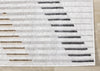 Washable Multi-Coloured Basketweave Lines Area Rug - 7'10" x 10'6"|Carpette à motifs de lignes de tressage multicolore lavable à la machine - 7 pi 10 po x 10 pi 6 po