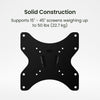 KANTO LT100 TV Tilt Mount Black - Small TV Up To 40" Tv Mount | Support TV Kanto Noir
