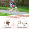 Prorider 20" Kids Bike With Height Adjustable Handlebar & Seat Hand Brake & Coaster Brake Pink