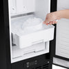 Forno Cristallo 15 Inch Freestanding/Undercounter Ice maker, 66.1 lbs, Black- FIMBI7307-15BLK Ice Maker | Cristallo Machine a glacons de 15 pouces autonome/sous le comptoir, 66,1 lb, noir - FIMBI7307-15BLK