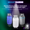 BrightDIAMOND 1HP Quietest Waste Disposer, LED Cabinet Light, Corded & Air Switch, Amethyst - WDD100TA1AM Food Disposer | BrightDIAMOND 1HP Broyeur ultra-silencieux, DEL sous armoire, cordon/interrupteur, Amethyste-WDD100TA1AM