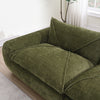 Cloud 116 Inch Modular Sectional Sofa with Ottoman and Legless Design, Green | Cloud Canape Sectionnel Modulaire 116 po avec Ottoman et Design Sans Pieds, Vert