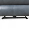 Bellamy 78 in. Leather Match Power Reclining Sofa with Adjustable Headrest and USB - Blue | Sofa inclinable electrique Bellamy de 78 po en cuir assorti avec appuie-tete ajustable et USB - Bleu