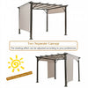 10' X 10' Pergola Kit Metal Frame Gazebo &canopy Cover Patio Furniture Shelter
