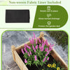 Costway Wooden Raised Garden Bed Outdoor Rectangular Planter Box Whth Drainage Holes, Natural
