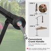 Costway 10 FT Offset Hanging Umbrella Patio Cantilever Umbrella with Cover Brown