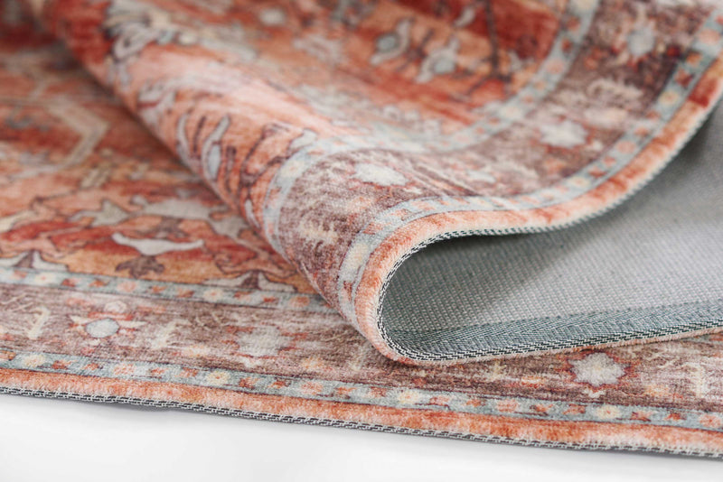 Ruby Traditional 10'0\" x 13'0\" Area Rug in Brown Indoor Area Rug