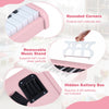 Costway 30 Keys Kids Piano Keyboard with Removable Music Stand, One-key Start Function Pink