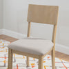 Jorissen Grey Linen-Look Fabric Dining Chair - Set of 2|Chaise de salle à manger Jorissen en tissu d’apparence lin gris - ensemble de 2