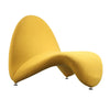 Manhattan Comfort Moma Wool Blend Accent Chair - Yellow|Fauteuil d’appoint Moma de Manhattan Comfort en mélange de laine - jaune
