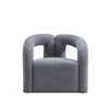Manhattan Comfort Modern Darian Chenille Accent Chair - Grey|Chaise d’appoint moderne Darian de Manhattan Comfort en chenille - grise