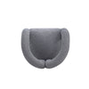 Manhattan Comfort Modern Darian Chenille Accent Chair - Grey|Chaise d’appoint moderne Darian de Manhattan Comfort en chenille - grise