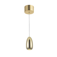 Royal Pearl Gold Integrated LED Pendant