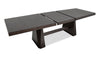 Arden Dining Extension Table with Trestle Base, 84-108"W - Espresso Brown | Table de salle à manger Arden avec rallonge de 84 po à 108 po (L) et base à tréteaux - brun espresso