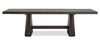 Arden Dining Extension Table with Trestle Base, 84-108"W - Espresso Brown | Table de salle à manger Arden avec rallonge de 84 po à 108 po (L) et base à tréteaux - brun espresso