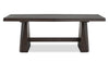 Arden Dining Extension Table with Trestle Base, 84-108"W - Espresso Brown | Table de salle à manger Arden avec rallonge de 84 po à 108 po (L) et base à tréteaux - brun espresso