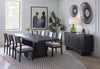 Arden Dining Extension Table with Trestle Base, 84-108"W - Espresso Brown | Table de salle à manger Arden avec rallonge de 84 po à 108 po (L) et base à tréteaux - brun espresso