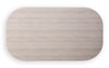 Banff Outdoor Patio Coffee Table - Resin Wicker & Aluminum, Weather Resistant - Brown/Beige | Table à café Banff pour la terrasse à l’extérieur - osier en résine et aluminium, résistante aux intempéries - brune et beige