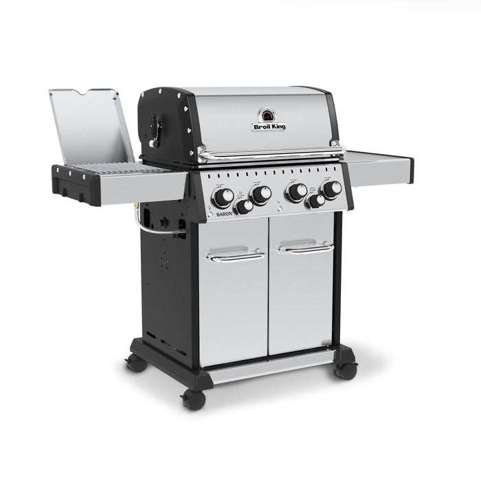 Broil King Baron™ S 490 Pro IR Natural Gas Grill with Infrared Side Burner & Rear Rotisserie Burner - 875947