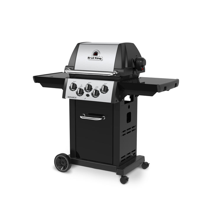 Broil King Monarch™ 390 Propane Gas Grill with Side Burner & Rear Rotisserie Burner - 834284