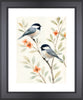 Blue Birds Framed Glass Art - 20" x 24" | Œuvre d’art en verre encadrée « Blue Birds » - 20 po x 24 po