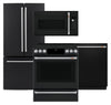 Café 4-Piece Kitchen Appliance Package – Matte Black  | Ensemble de 4 électroménagers Café pour la cuisine - noir mat