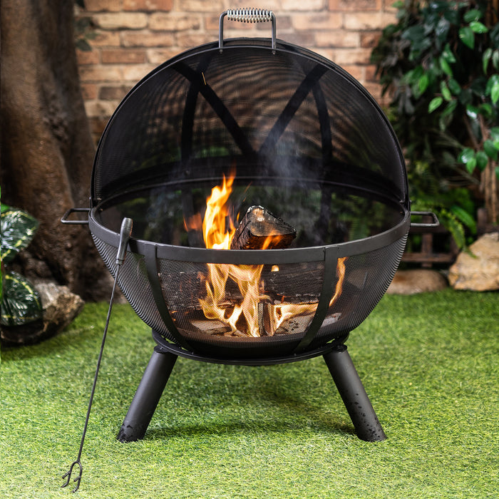 Deko Living Wood Burner Sphere Fire Pit