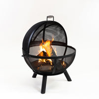 Deko Living Wood Burner Sphere Fire Pit