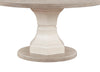 Corsa Round Dining Table - Light Grey and Antique White Oak | Table de salle à manger ronde Corsa - gris clair et chêne blanc antique | CORSLRTL