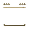 Café Brushed Brass Handle and Knob Kit for Range - CXFCEHKPMCG