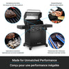 Broil King Crown 410 Shadow 4-Burner 40,000-BTU Propane Gas BBQ - 865054 Grill | Broil King Crown 410 Shadow 4-bruleurs 40 000 BTU Barbecue a gaz propane - 865054