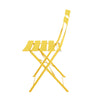 Lausaint Bistro Folding Three-Piece Set Yellow Patio Seating Package | Ensemble bistro pliant 3 pieces Lausaint jaune