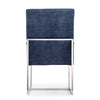 Manhattan Comfort Element Armless Dining Chair - Blue Velvet|Chaise de salle à manger sans accoudoirs Element de Manhattan Comfort - velours bleu