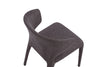 Manhattan Comfort Set of 2 Conrad Modern Woven Tweed Dining Chairs - Black|Ensemble 2 chaises de salle à manger modernes Conrad de Manhattan Comfort en tweed tissé - noir