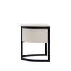 Manhattan Comfort Corso Leatherette Dining Chair with Metal Frame - Cream|Chaise de salle à manger Corso de Manhattan Comfort en similicuir avec armature en métal - crème