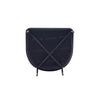 Manhattan Comfort Flor Fabric Dining Chair - Black|Chaise de salle à manger Flor de Manhattan Comfort en tissu - noire