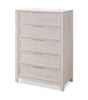 Elana Bedroom Chest of Drawers, 5-Drawer 38”W x 55”H with Real Marble Top – Beige | Commode verticale de chambre à coucher Elana de 38 po (L) x 55 po (H) à 5 tiroirs avec dessus en marbre véritable - beige