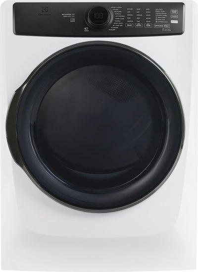 Electrolux  8.0 Cu. Ft. Front Load Perfect Steam™ Electric Dryer  - Matte White - ELFE773CMW | Electrolux Sécheuse électrique Perfect Steam™ à chargement frontal avec Balanced Dry™ et rafraîchissement instantané – 8,0 pi³ - ELFE773CMW