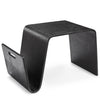 Manhattan Comfort Brookside 25.6\" Rectangle Plywood & Ash Veneer End Table - Black