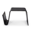 Manhattan Comfort Brookside 25.6" Rectangle Plywood & Ash Veneer End Table - Black|Table de bout rectangulaire Brookside de Manhattan Comfort de 25,6 po en contreplaqué avec placages de frêne - noire