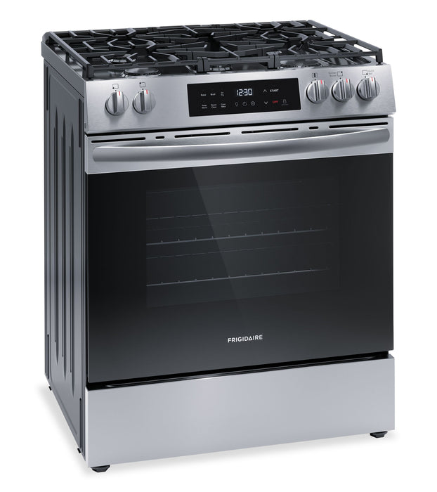 Frigidaire 30'' Front Control Gas Range with Air Fry - FCFG3082BS\t