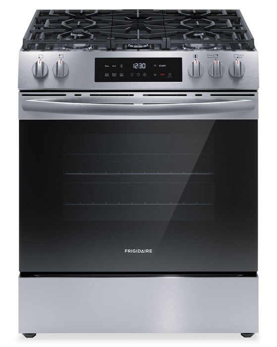 Frigidaire 30'' Front Control Gas Range with Air Fry - FCFG3082BS\t