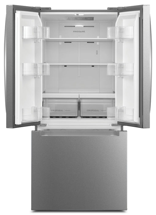 Frigidaire 29.5” 19 Cu. Ft. French Door Refrigerator - Smudge-Proof® Stainless Steel - FRFN1801AF