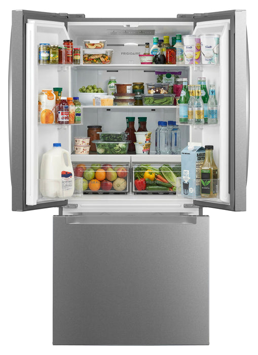 Frigidaire 29.5” 19 Cu. Ft. French Door Refrigerator - Smudge-Proof® Stainless Steel - FRFN1801AF