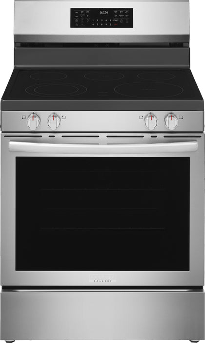 Frigidaire Gallery 5.3 Cu. Ft. Electric Range with Stone-Baked Pizza – Smudge-Proof® Stainless Steel - GCREC070BF
